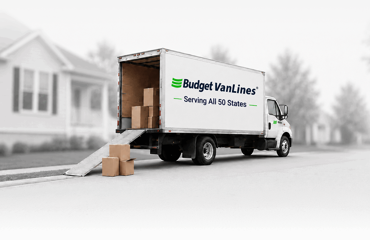 Budget Van Lines truck